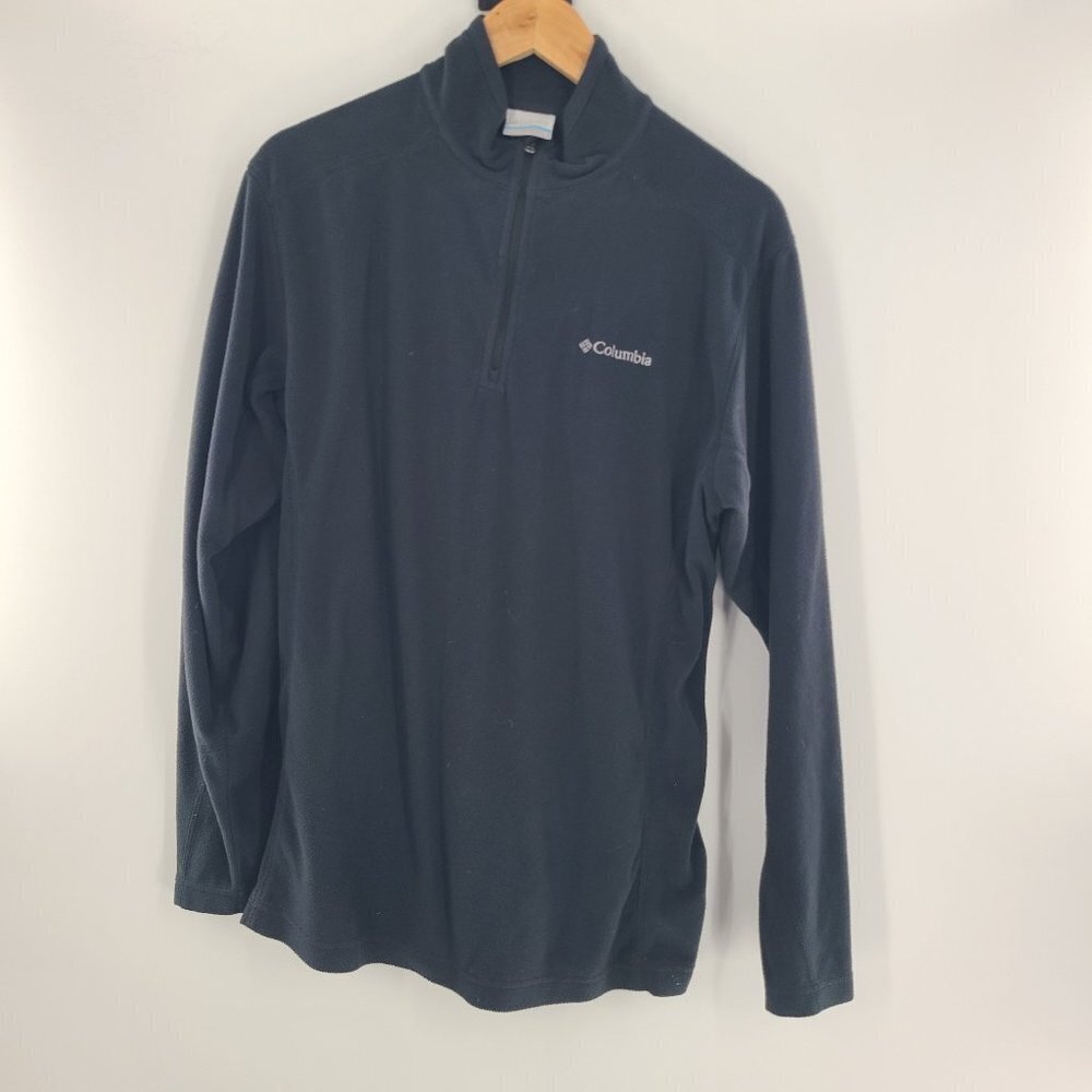 Columbia Men’s Black‎ Klamath Range II 1/2 Zip Pullover Fleece Size Medium